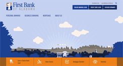 Desktop Screenshot of firstbankal.com